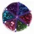 Блестки для декора ОСТРОВ СОКРОВИЩ, крупные шестигранные, в диспенсере с дозатором, 6 цветов по 9 грамм, 662227, фото 3
