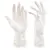 Перчатки виниловые КОМПЛЕКТ 5пар (10шт) неопудренные, размер М (средний) белые, DORA, ш/к32057, 2004-002, фото 2