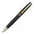 Ручка подарочная шариковая GALANT ABRIS, корпус черный, золотистые детали, 0,7мм, синяя, 143500, фото 2