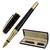 Ручка подарочная перьевая GALANT LUDUS, корпус черный, детали золотистые, 0,8мм, 143529, фото 1