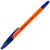 Ручка шариковая масляная BRAUBERG &quot;X-100&quot;, СИНЯЯ, корпус оранжевый, узел 1 мм, линия письма 0,7 мм, 142678, фото 3