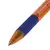 Ручка шариковая с грипом ERICH KRAUSE &quot;R-301 Amber Grip&quot;, СИНЯЯ, корпус тонировый оранжевый, узел 0,7 мм, линия письма 0,35 мм, 39530, фото 4