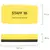 Стиратели магнитные для магнитно-маркерной доски, 57х107 мм, КОМПЛЕКТ 5 ШТ., STAFF Basic, желтые, 237511, фото 6