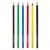 Карандаши цветные ЮНЛАНДИЯ &quot;КАРНАВАЛ&quot;, 6 цветов, пластиковые, заточенные, трехгранный корпус, 181683, фото 2