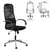 Кресло офисное BRABIX &quot;Pilot EX-610 CH&quot; premium, хром, ткань-сетка, черное, 532417, фото 1
