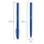 Ручка шариковая масляная в безопасном синем корпусе ПИФАГОР, СИНЯЯ, узел 0,6мм, линия 0,3мм, 143539, фото 7