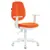 Кресло BRABIX &quot;Fancy MG-201W&quot;, с подлокотниками, пластик белый, оранжевое, 532410, MG-201W_532410, фото 1