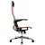 Кресло офисное МЕТТА &quot;К-4-Т&quot; хром, прочная сетка, сиденье и спинка регулируемые, оранжевое, фото 3