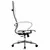 Кресло офисное МЕТТА &quot;К-7&quot; хром, прочная сетка, сиденье и спинка регулируемые, белое, фото 3