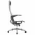 Кресло офисное МЕТТА &quot;К-4-Т&quot; хром, прочная сетка, сиденье и спинка регулируемые, серое, фото 3