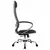 Кресло офисное МЕТТА &quot;К-5.1&quot; хром, ткань-сетка/кожа, сиденье мягкое, черное, фото 3