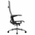 Кресло офисное МЕТТА &quot;К-7-Т&quot; хром, прочная сетка, сиденье и спинка регулируемые, черное, фото 3