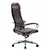 Кресло офисное МЕТТА &quot;К-29&quot; хром, кожа, сиденье и спинка мягкие, темно-коричневое, фото 4