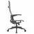 Кресло офисное МЕТТА &quot;К-8.1-Т&quot; пластик, экокожа перфорированная, сиденье регулируемое, черное, фото 3