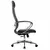 Кресло офисное МЕТТА &quot;К-29&quot; хром, кожа, сиденье и спинка мягкие, черное, фото 3