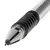 Ручка гелевая с грипом STAFF Basic Needle, ЧЕРНАЯ, игольчатый узел 0,5 мм, линия письма 0,35 мм, 143679, фото 4
