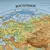 Карта мира физическая &quot;Полушария&quot; 101х69 см, 1:37М, интерактивная, европодвес, BRAUBERG, 112375, фото 2