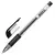 Ручка гелевая с грипом STAFF Basic Needle, ЧЕРНАЯ, игольчатый узел 0,5 мм, линия письма 0,35 мм, 143679, фото 2