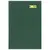 Ежедневник датированный 2022 (145х215 мм), А5, STAFF, твердая обложка бумвинил, зеленый, 113340, фото 2