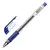 Ручка гелевая с грипом STAFF Basic Needle, СИНЯЯ, игольчатый узел 0,5 мм, линия письма 0,35 мм, 143678, фото 2