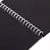 Скетчбук, черная бумага 120 г/м2, 170х195, 30л, гребень, цветная фольга, твин лак, Тигр, 97699, фото 3