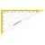 Набор чертежный малый BRAUBERG &quot;FRESH ZONE&quot; (линейка 15 см, 2 треугольника, транспортир), желтая шкала, 210762, фото 5