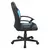 Кресло компьютерное BRABIX &quot;Spark GM-201&quot;, экокожа, черное/голубое, 532505, фото 2