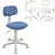 Кресло детское CH-W201NX, без подлокотников, пластик белый, голубое, 477004, фото 7