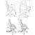 Кресло компьютерное Zombie VIKING 2 AERO, экокожа/ткань, черное, 1180816, фото 2