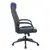 Кресло компьютерное ZOMBIE 8, 2 подушки, экокожа, черное/синее, 1583066, фото 4