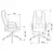 Кресло компьютерное ZOMBIE 8, 2 подушки, экокожа, черное, 1583069, фото 2