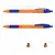 Ручка шариковая масляная автоматическая с грипом ERICH KRAUSE &quot;U-209 Orange&quot;, СИНЯЯ, узел 1,0 мм, линия письма 0,3 мм, 47593, фото 3
