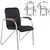 Кресло для приемных и переговорных BRABIX &quot;Samba CF-104&quot;, серый, орех (D-8), к/з черный, собрано, 532759, фото 2