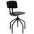 Кресло кассира, ресепшн РС66, на винте, без подлокотников, кожзам, черное, фото 5