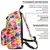 Рюкзак BRAUBERG, универсальный, сити-формат, разноцветный, Сладости, 20 литров, 41х32х14 см, 225370, фото 2