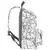 Рюкзак BRAUBERG универсальный, сити-формат, &quot;Twigs on white&quot;, 20 литров, 41х32х14 см, 270794, фото 4