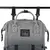 Рюкзак для мамы BRAUBERG MOMMY, крепления для коляски, термокарманы, серый, 41x24x17 см, 270818, фото 9