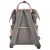 Рюкзак для мамы BRAUBERG MOMMY с ковриком, крепления на коляску, термокарманы, серый/розовый, 40x26x17 см, 270821, фото 6
