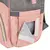 Рюкзак для мамы BRAUBERG MOMMY с ковриком, крепления на коляску, термокарманы, серый/розовый, 40x26x17 см, 270821, фото 9