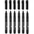 Капиллярные ручки линеры 6 шт. черные, 0,2/0,25/0,3/0,35/0,45/0,7 мм, BRAUBERG ART CLASSIC, 143942, фото 3