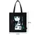 Сумка-шоппер BRAUBERG PREMIUM, канвас, 40х35 см, на кнопке, карман, черный, Anime face, 271903, фото 7
