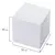 Блок для записей ОФИСМАГ в подставке прозрачной, куб 9х9х9 см, белый, белизна 95-98%, 127798, фото 4