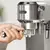 Кофеварка рожковая DELONGHI Dedica EC685.M, 1350 Вт, объем 1,1 л, ручной капучинатор, металлик, фото 11