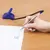 Ручка шариковая настольная ОФИСМАГ &quot;Стенд-Пен2&quot;, СИНЯЯ, пружинка, корпус синий, линия письма 0,5 мм, 142165, фото 7