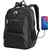 Рюкзак BRAUBERG URBAN универсальный, с отделением для ноутбука, черный/серый, 46х30х18 см, 270750, фото 9