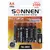 Батарейки аккумуляторные Ni-Mh пальчиковые КОМПЛЕКТ 4 шт., АА (HR6) 2100 mAh, SONNEN, 455606, фото 6
