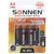 Батарейки аккумуляторные Ni-Mh пальчиковые КОМПЛЕКТ 4 шт., АА (HR6) 1600 mAh, SONNEN, 455605, фото 6