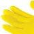 Перчатки хозяйственные латексные ОФИСМАГ, МНОГОРАЗОВЫЕ, хлопчатобумажное напыление, размер L (большой), 604199, фото 4