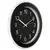 Часы настенные TROYKATIME (TROYKA) 122201202, круг, черные, черная рамка, 30х30х3,8 см, фото 2