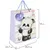 Пакет подарочный (1 штука) 26x13x32 см, ЗОЛОТАЯ СКАЗКА &quot;Lovely Panda&quot;, глиттер, белый с голубым, 608241, фото 5